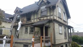 A recent house painter job in the area