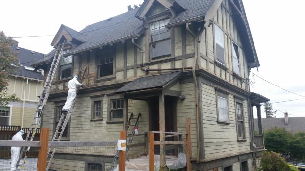 A recent house painter job in the area