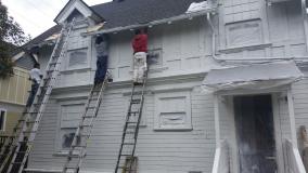 A recent house painter job in the area