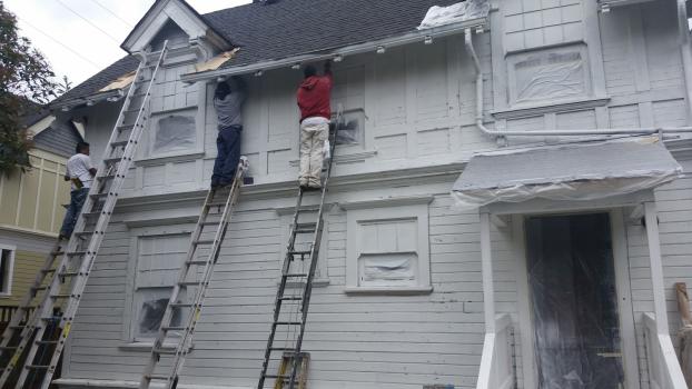 A recent house painter job in the area