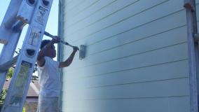 A recent home painting job in the area