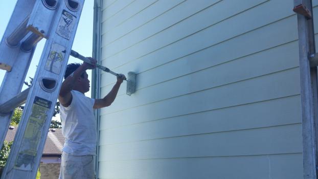 A recent home painting job in the area