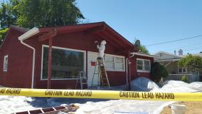 A recent home painter job in the area