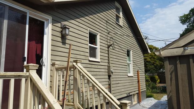 A recent residential painting company job in the area