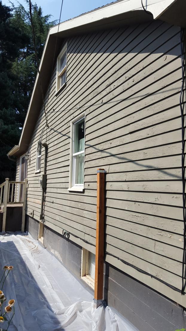 A recent home painting job in the area
