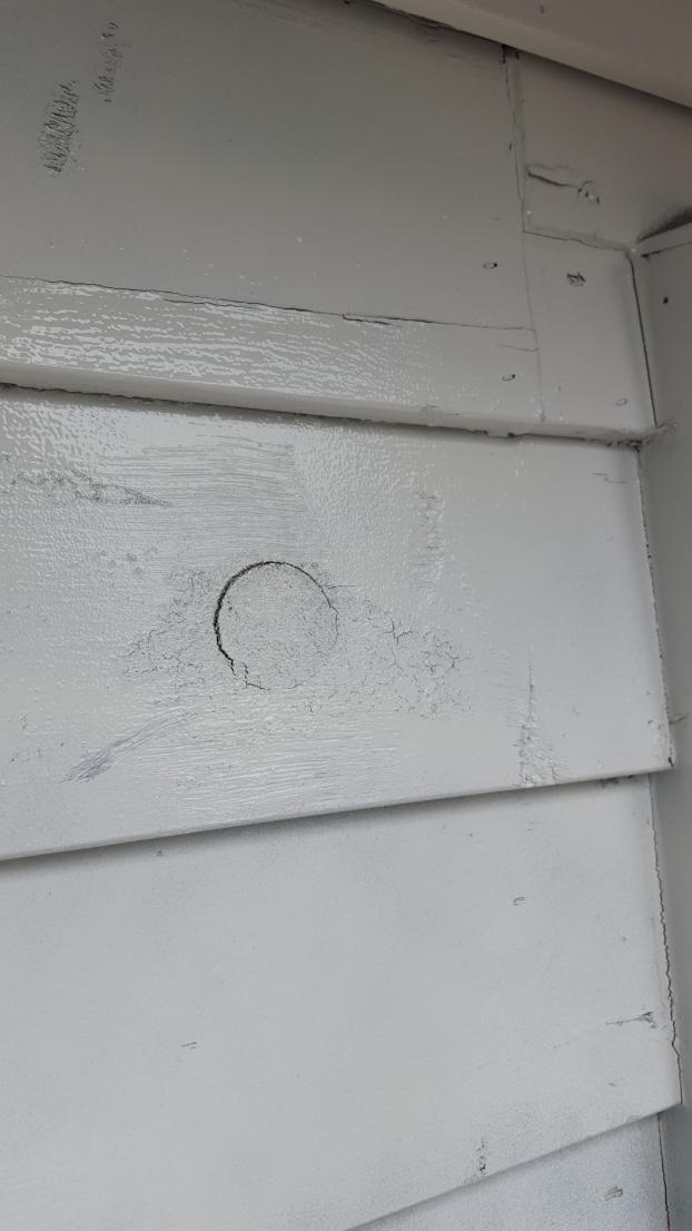A recent home painting job in the area