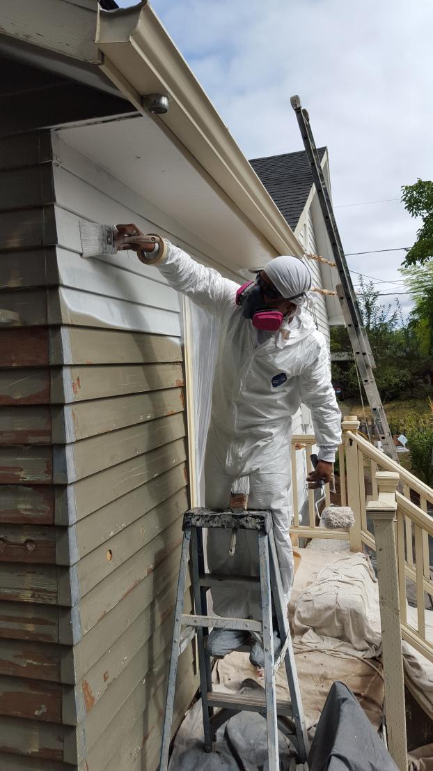 A recent home painting job in the area