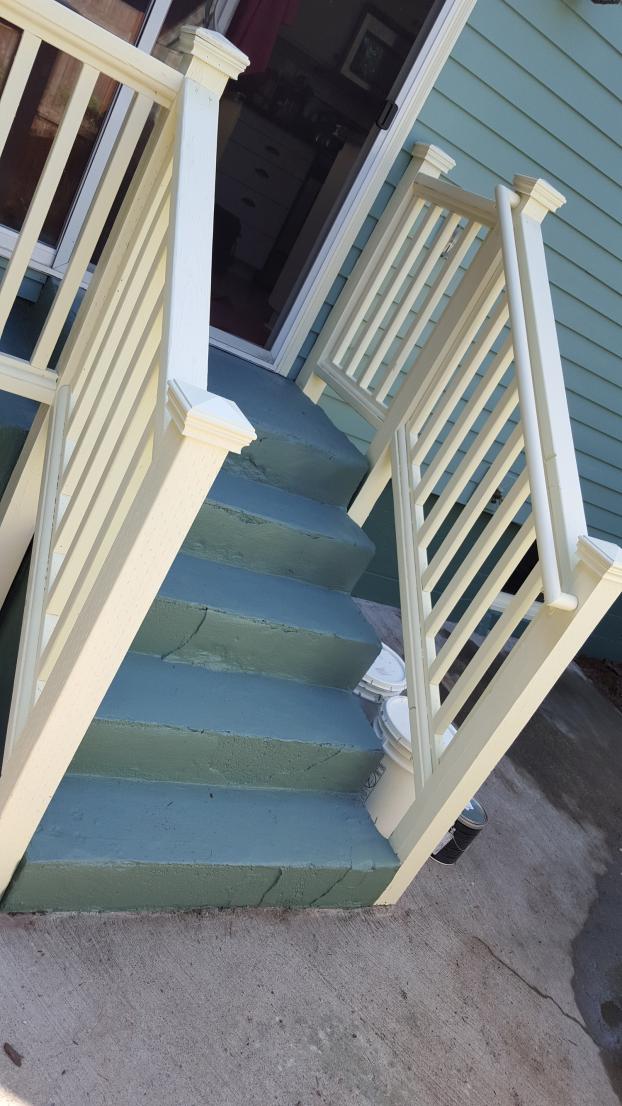 A recent home painter job in the area