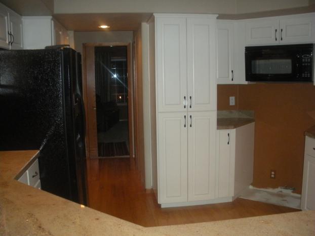 A recent indoor painting job in the area
