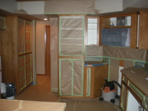 A recent indoor painting job in the area
