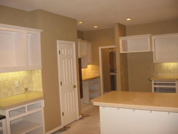 A recent interior painting service job in the area