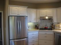 A recent interior painting service job in the area