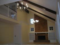 A recent interior painting service job in the area