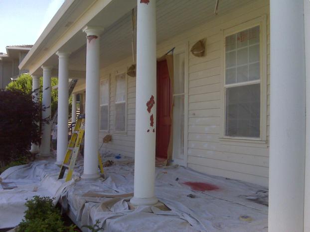 A recent painter job in the area